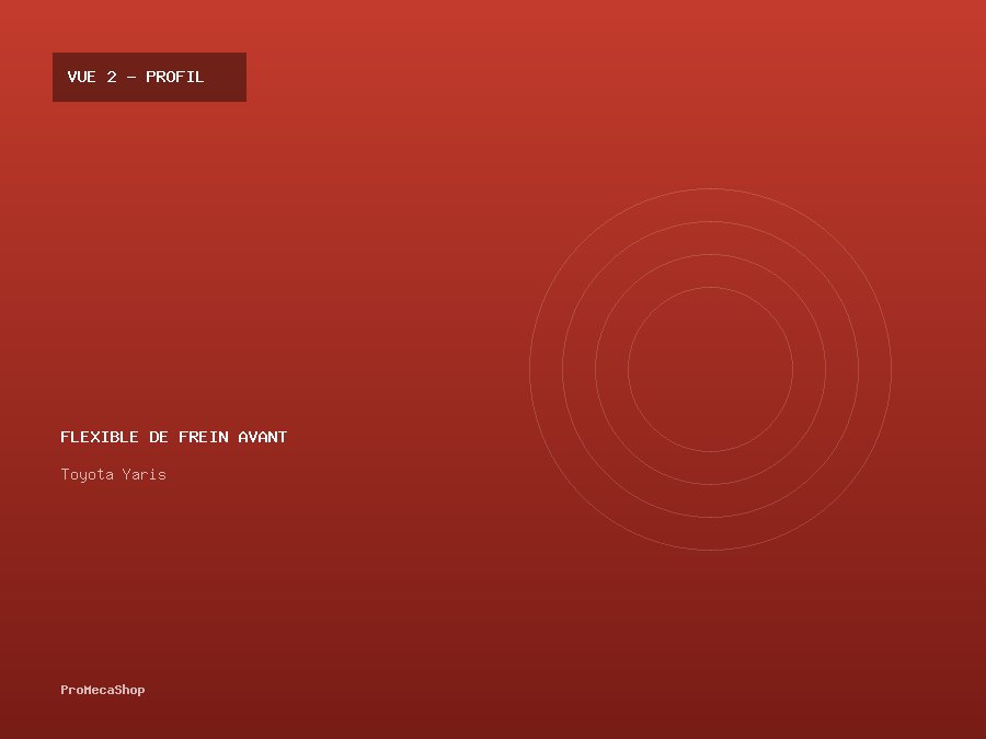 Flexible de frein avant — vue 2