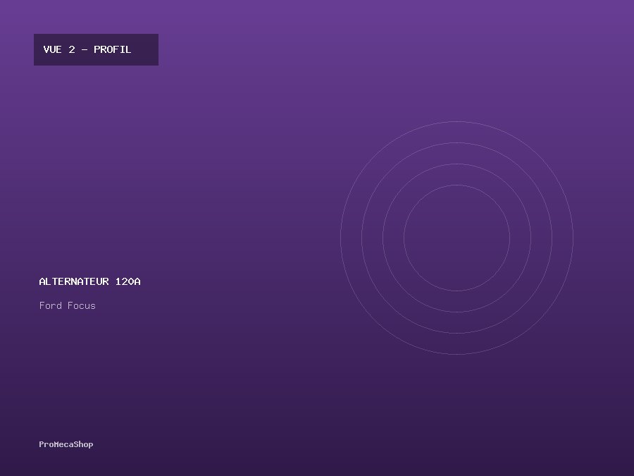 Alternateur 120A — vue 2