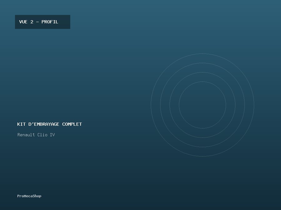 Kit d'embrayage complet — vue 2